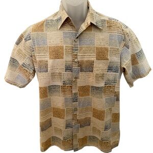 TORI RICHARD Aloha Hawaiian Collared Shirt Men S Small